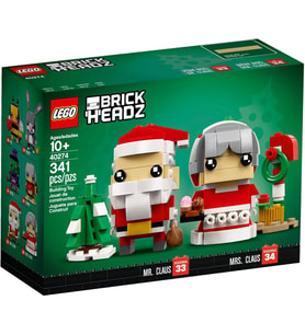 LEGO 40274 BrickHeadz Mr. & Mrs. Claus