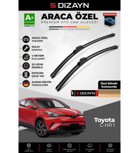 Toyota C-HR Ön Cam Silecek Seti 2016-2023 Premium Araca Özel 65-40 Cm A+ Kalite
