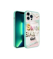 Apple iPhone 12 Pro Uyumlu Kılıf Kamera Korumalı Desenli Sert Silikon Zore Epoksi Kapak (Model 5)