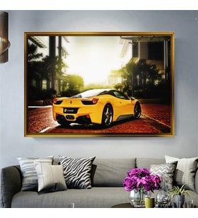 Altın Çerçeveli dekoratif tablo l422 (Gold)