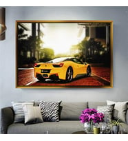 Altın Çerçeveli dekoratif tablo l422 (Gold)