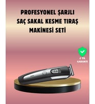 Şarjlı Saç Sakal Kesim Makinesi Detaylı Kesim İçin Hassas Başlıklı