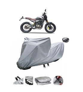 Yuki ZY125-15A Scrambler  Su Geçirmez Motosiklet Brandası ARKA ÇANTA UYUMLU
