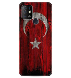 Infınıx Hot 10 Kılıf Resimli Silikon Kılıf Şanlı Türk Bayrağı 2 1317