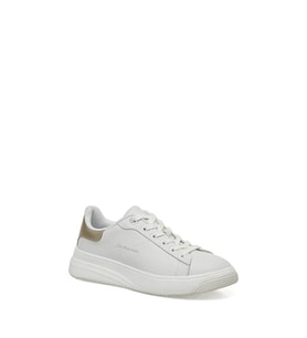 U.S. Polo Assn. YUNA 5PR Kadın Sneaker BEYAZ ALTIN