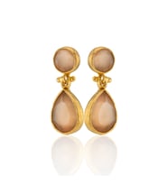 Kadir Jewellery 22 Ayar Altın Kaplama Vintage Küpe -El İşçiliği Ve Hipoalerjenik Küpe