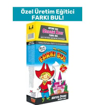 Özel Seri Görsel Algı Zeka Hafıza Geliştirici Eğlenceli Eğitici Grup Takım Oyunu FARKI BUL