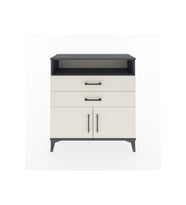 Arges Şifonyer 2 Raflı 2 Çekmeceli 2 Kapaklı 88x30x96 Antrasit-Aytaşı