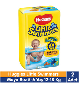 Huggies Little Swimmers Mayo Bebek Bezi 5-6 Yaş 11x2 22 Adet