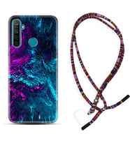Realme 5i 5 Pro 6i 7 Pro 8 Kılıf Boyun Asklı Rasta Silikon Explosive 1734