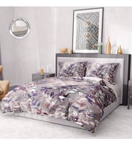 Monohome Premium Luxury Çift Kişilik Nevresim Takımı 3D Pamuk Saten Bird (Çok Renkli)
