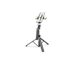 Quadrupod Telefon Standı Ve Selfie Çubuğu Çift Led Bluetooth Kumandalı 170 Cm Siyah ND1030