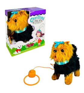 PFT-B267 PELUŞ TASMALI YÜRÜYEN KÖPEK MAVİ