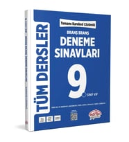 Editör 9. Sınıf Tüm Dersler Branş Branş Tamamı Çözümlü Deneme Sınavları Yeni