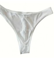 Erkek Biyeli Beyaz Transparan Brazillian Slip