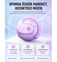 S05 Kablosuz Kulaklık Bluetooth 5.3 IPX4 Su Geçirmez Stereo Ses Otomatik Bağlantı Yeni Nesil