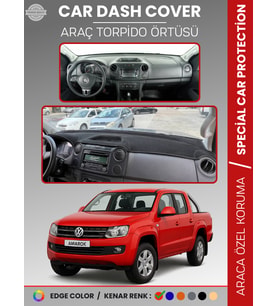 VOLKSWAGEN AMAROK (2009-2016) Torpido Örtüsü Panel Halısı Torpido Koruma Tam Uyum UV Koruma Kaymaz
