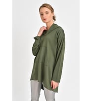 KAPŞONLU SWEATSHİRT  (Yeşil)
