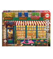 Educa Puzzle 4000 Parça Nostaljik Kitap Dükkanı 18582