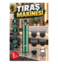USB Hızlı Şarjlı IPX5 Suya Dayanıklı Saç Kesme Makinesi – 4 Taraklı, 3 Saat Kullanım