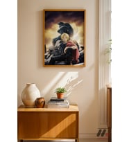 Fullmetal Alchemist Edward Poster, Ahşap Çerçeveli Duvar Tablosu - Anime Severlere