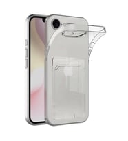 Apple iPhone 16E Kılıf Kart Şeffaf Silikon - Şeffaf
