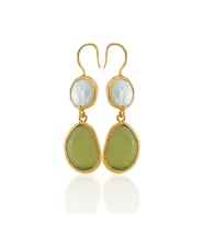 Kadir Jewellery 22 Ayar Altın Kaplama Kadın İnci Küpe -El İşçiliği Ve Hipoalerjenik Küpe