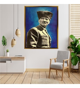 ÇERÇEVELİ ATATÜRK TABLO S466