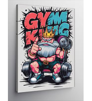 Kanvas Tablo Gym Kralı