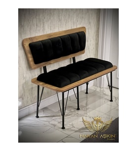 New Atlantik Wood 2025 Sırtlı Bench Bank