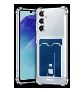Northcity Samsung Galaxy A27 Kılıf Kart Şeffaf Silikon - Şeffaf