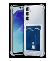 Northcity Samsung Galaxy A27 Kılıf Kart Şeffaf Silikon - Şeffaf
