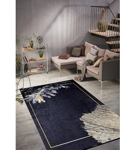 Dijital Kaymaz Yıkanabilir Beyaz Modern Salon Halısı Mutfak Halısı Koridor Halısı Yolluk HLN1130