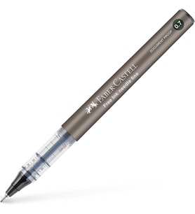 Free Ink Roller Kalem, 0.7 mm, Siyah, Silinmez Kalıcı Mürekkep, Mürekkep Göstergeli, İğne Uçlu