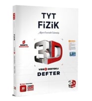 3D TYT Fizik Defter Video Destekli