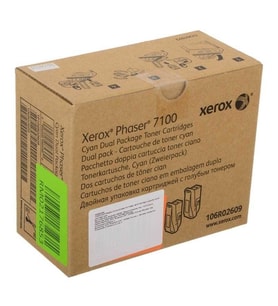 Tonersepeti Xerox Phaser 7100 106R02609 Mavi Orjinal Toner 2'Li Paket