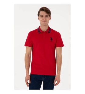 U.S. Polo Assn. Gsd01Iy026 Kırmızı Erkek Polo Yaka T-shirt PU-8728