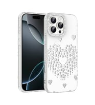 iPhone 16 Pro Kılıf Damla Taşlı Rivas Sert PC Kılıf