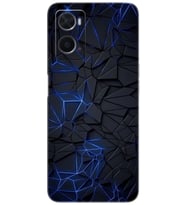 Oppo A76 / A96 4G Uyumlu Kılıf Desen Baskılı Silikon Karmaşık Design STK:1874