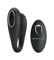 Lilitu Shop Pretty Love Algernon Siyah USB Şarjlı 12 Titreşimli Uzaktan Kumandalı Vibratör