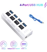 TAPLIN TK-113 4 Port USB 3.0 Çoklayıcı (Beyaz)