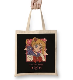 Sailor Moon Senshi Bez Çanta Uzun Saplı