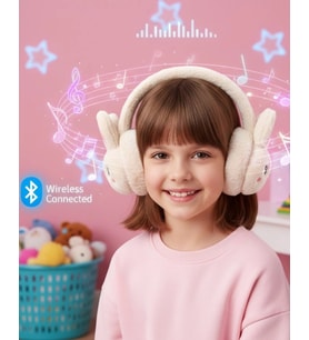 Kablosuz Peluş Bluetooth Kulaklık Mikrofonlu Şarjlı Müzik Çalar