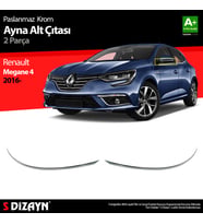Renault Megane 4 Krom Ayna Alt Çıtası 2 Prç. 2016-2020