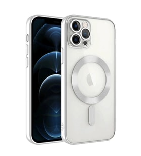 Apple İphone 14 Pro Max Kılıf Kross Magneticsafe Kapak - Gümüş