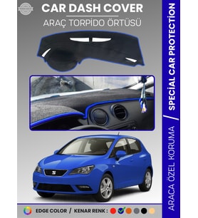 SEAT IBIZA 6F (2017-2024) Torpido Örtüsü Ön Göğüs Halı Torpido Koruma Birebir Uyum Kaymaz UV Koruma
