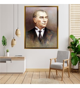 ÇERÇEVELİ ATATÜRK TABLO S238