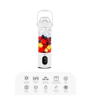 ŞARJLI TAŞINABİLİR SMOOTHİE BLENDER 700MLBUZ KIRMA - ÇELİK BIÇAK MANYETİK ŞARJ 150W 4500mAh SHB-7504 GO-53-vice 00227