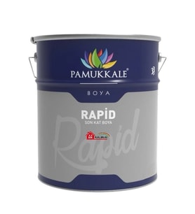 Pamukkale Rapid Endüstriyel Boya 2,5 Kg 9005 Mat Siyah