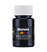 Nova Color Akrilik Boya 30 Ml Siyah - 4 adet